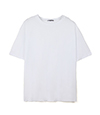 T-shirt basic in cotone bianco, 