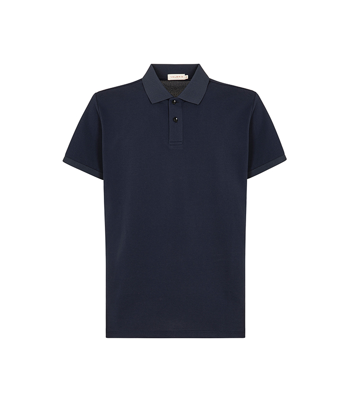 Polo blu navy design essenziale