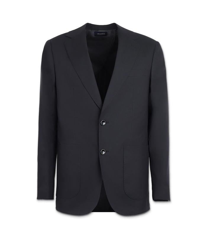 Giacca da uomo in cotone nero