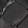 Mocassini intrecciati neri in pelle, 
