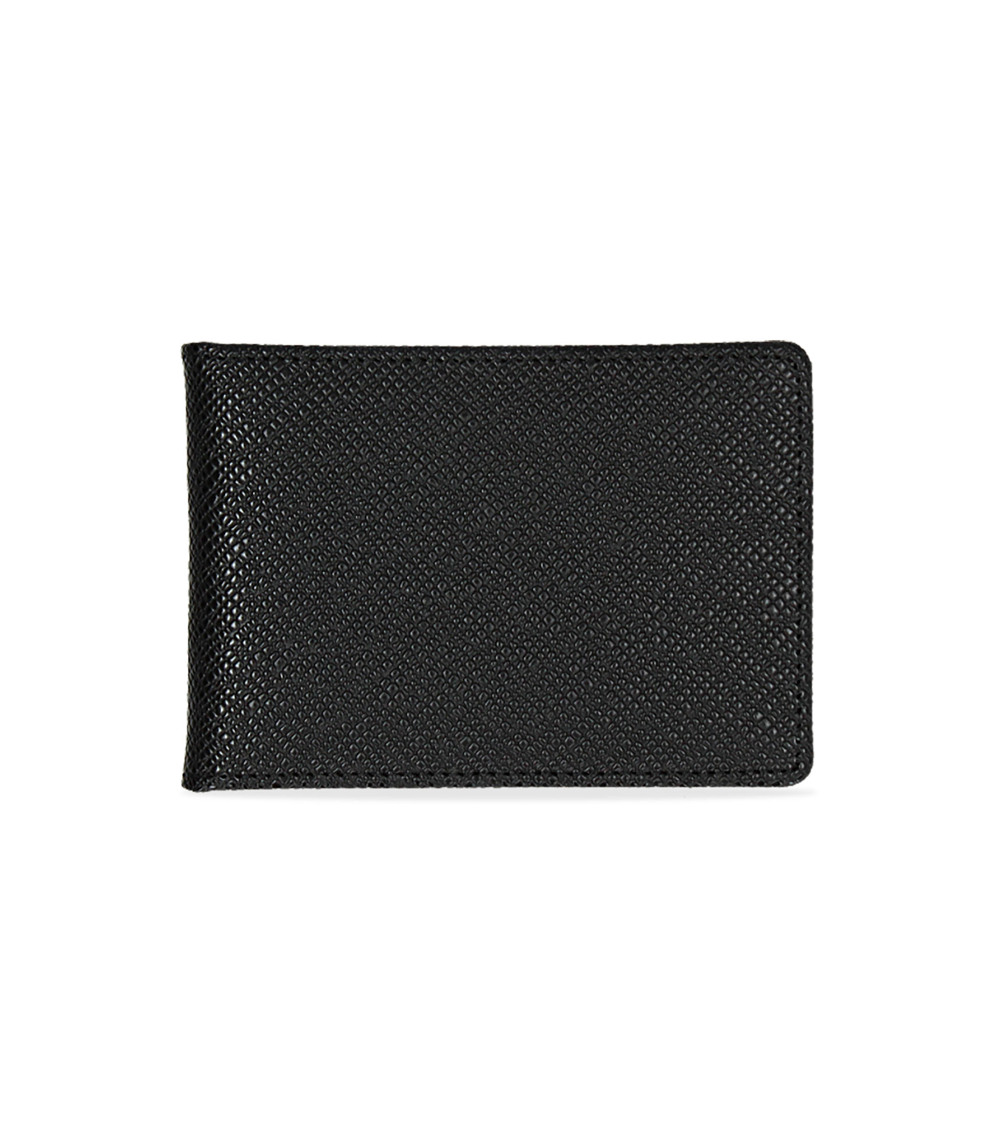 Portafoglio nero in pelle