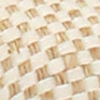 Campesine lace-up in tessuto macramè panna, 