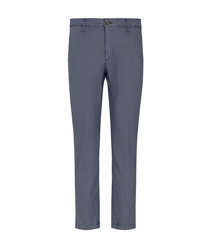 Pantaloni blu navy con linea pulita