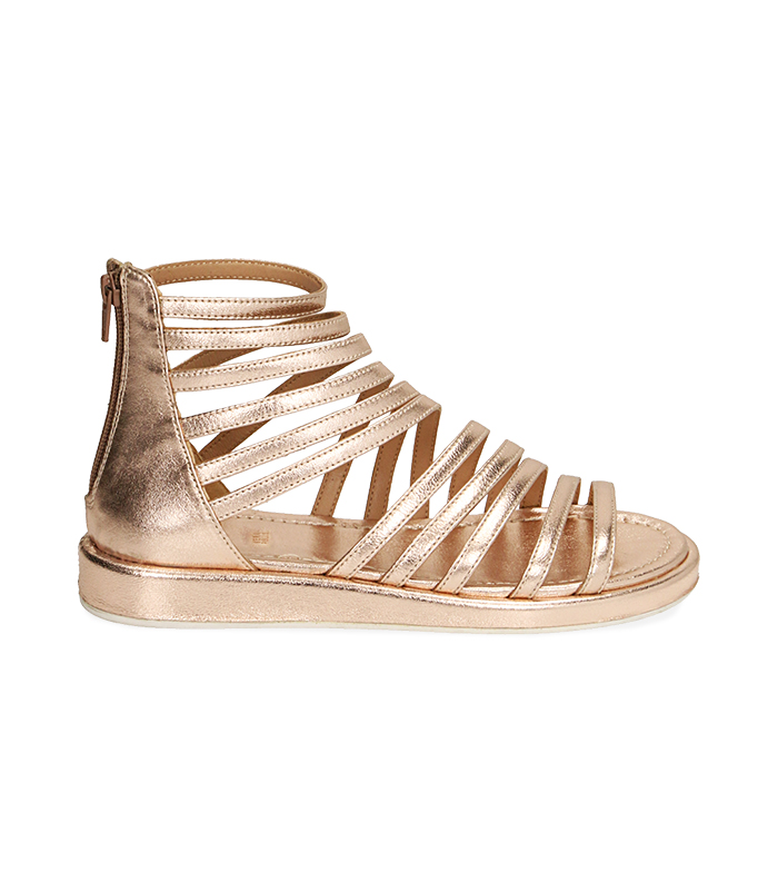 Gladiators rosa oro in pelle