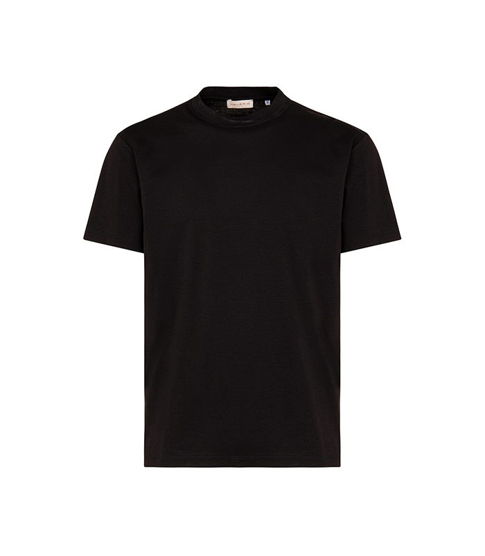 T-shirt nera minimalista