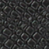 Portafoglio nero in pelle con logo embossed, 