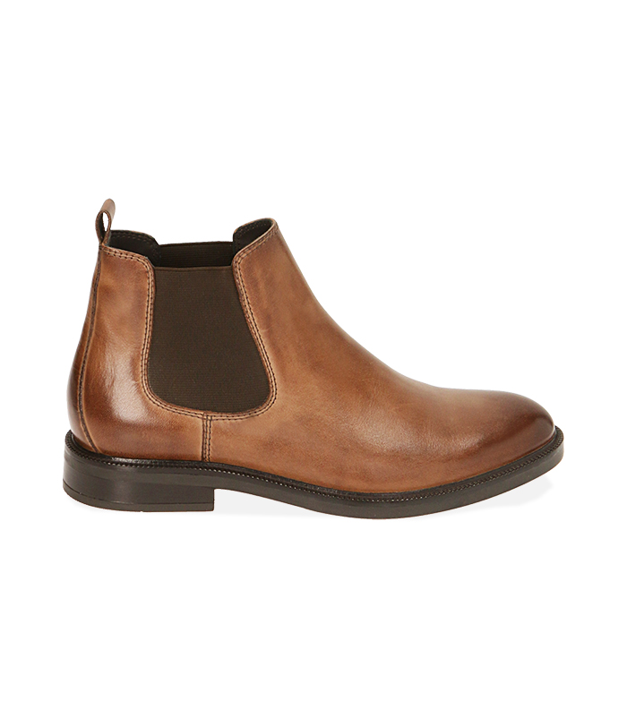 Chelsea boots testa di moro in pelle di vitello 