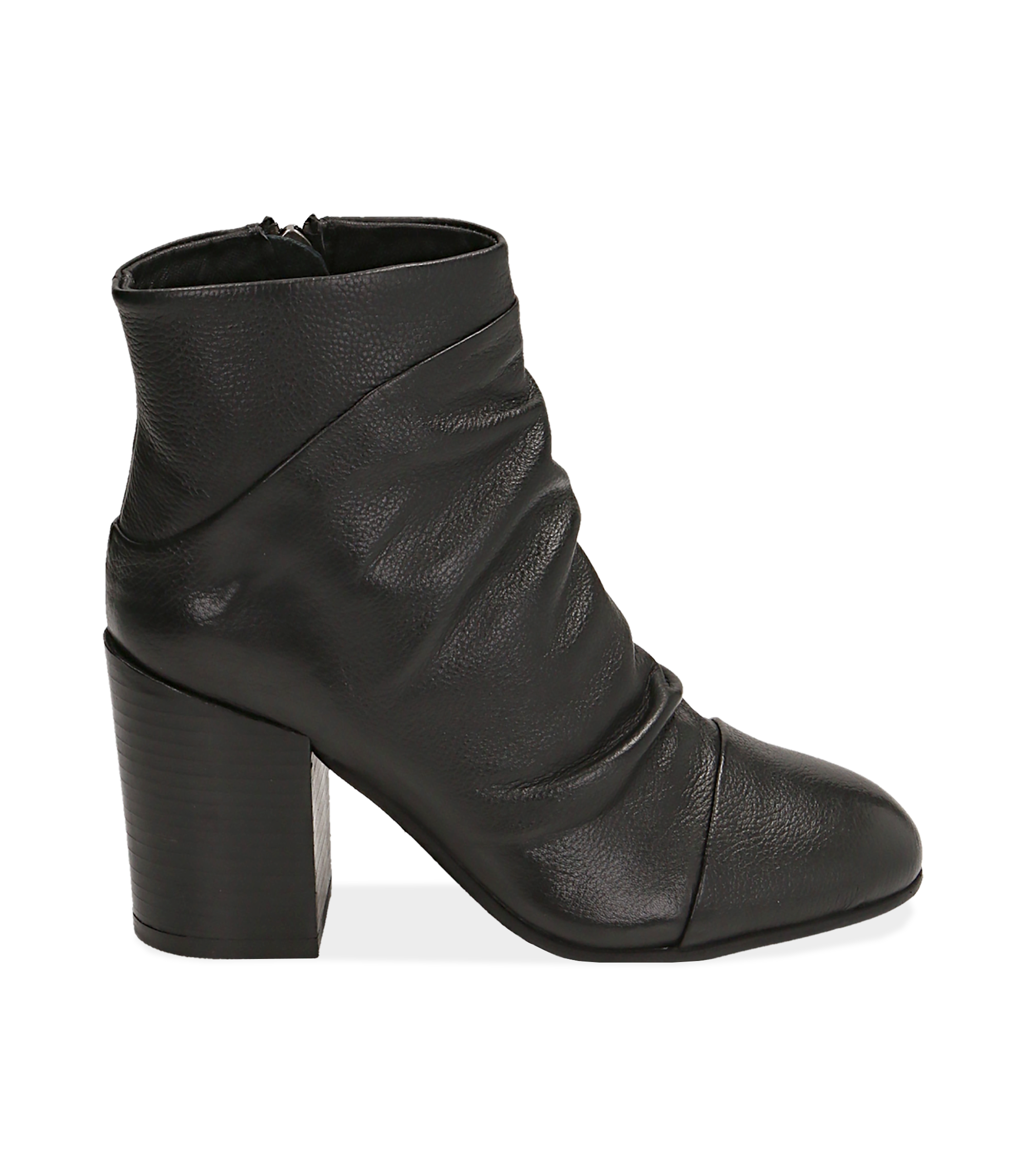 Ankle boots neri in pelle