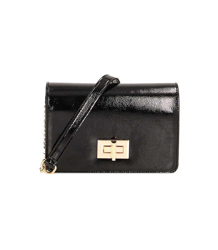 Mini-bag nera in naplak