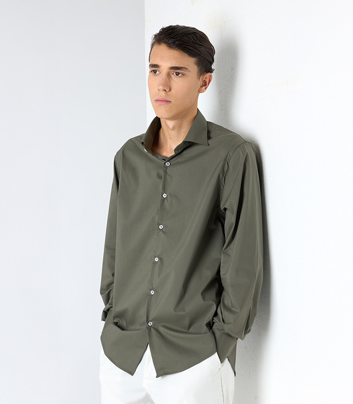 Camicia uomo militare