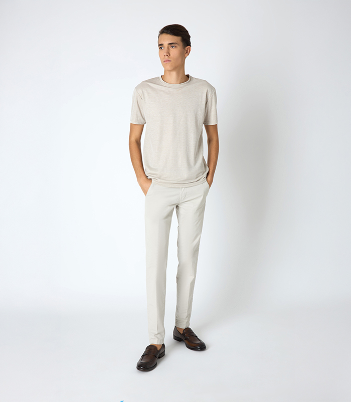 Pantalone da uomo basic beige