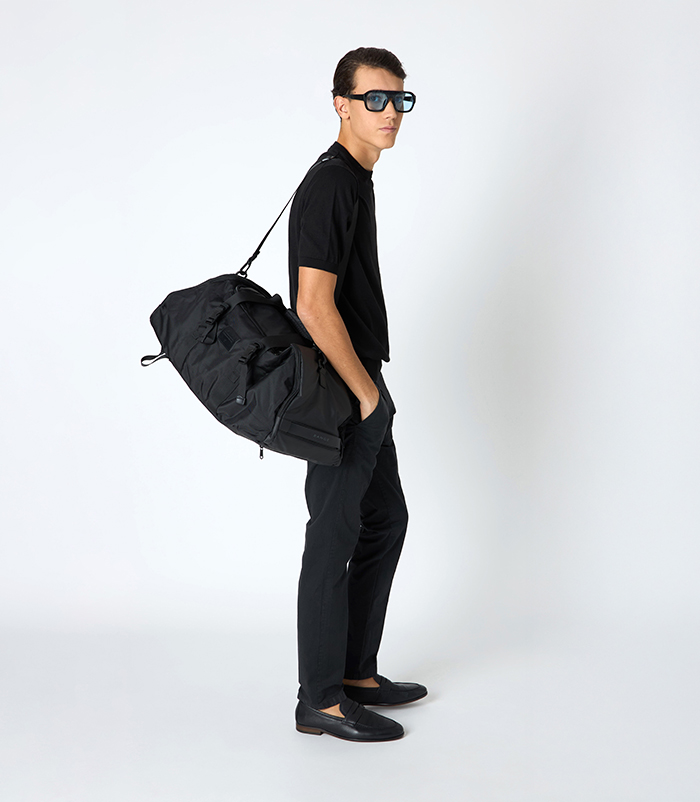 Pantalone da uomo modello chino nero