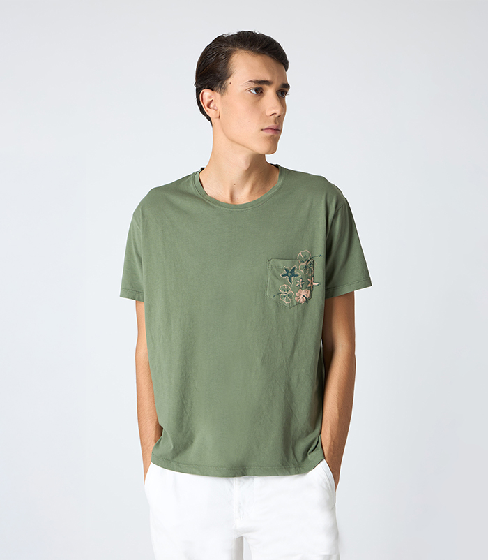 ABBIGLIAMENTO T-SHIRT COTONE VERD