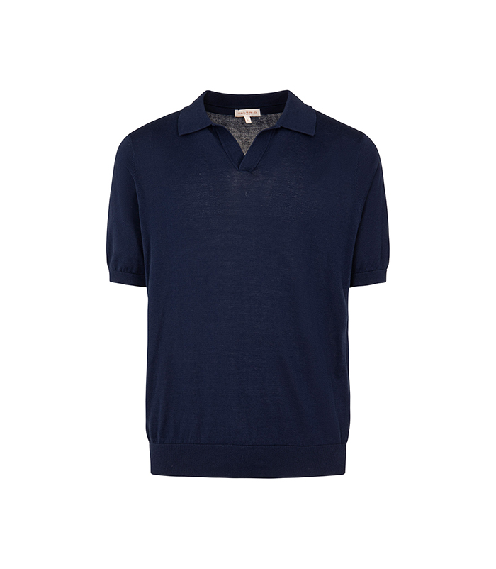Polo blu navy classica