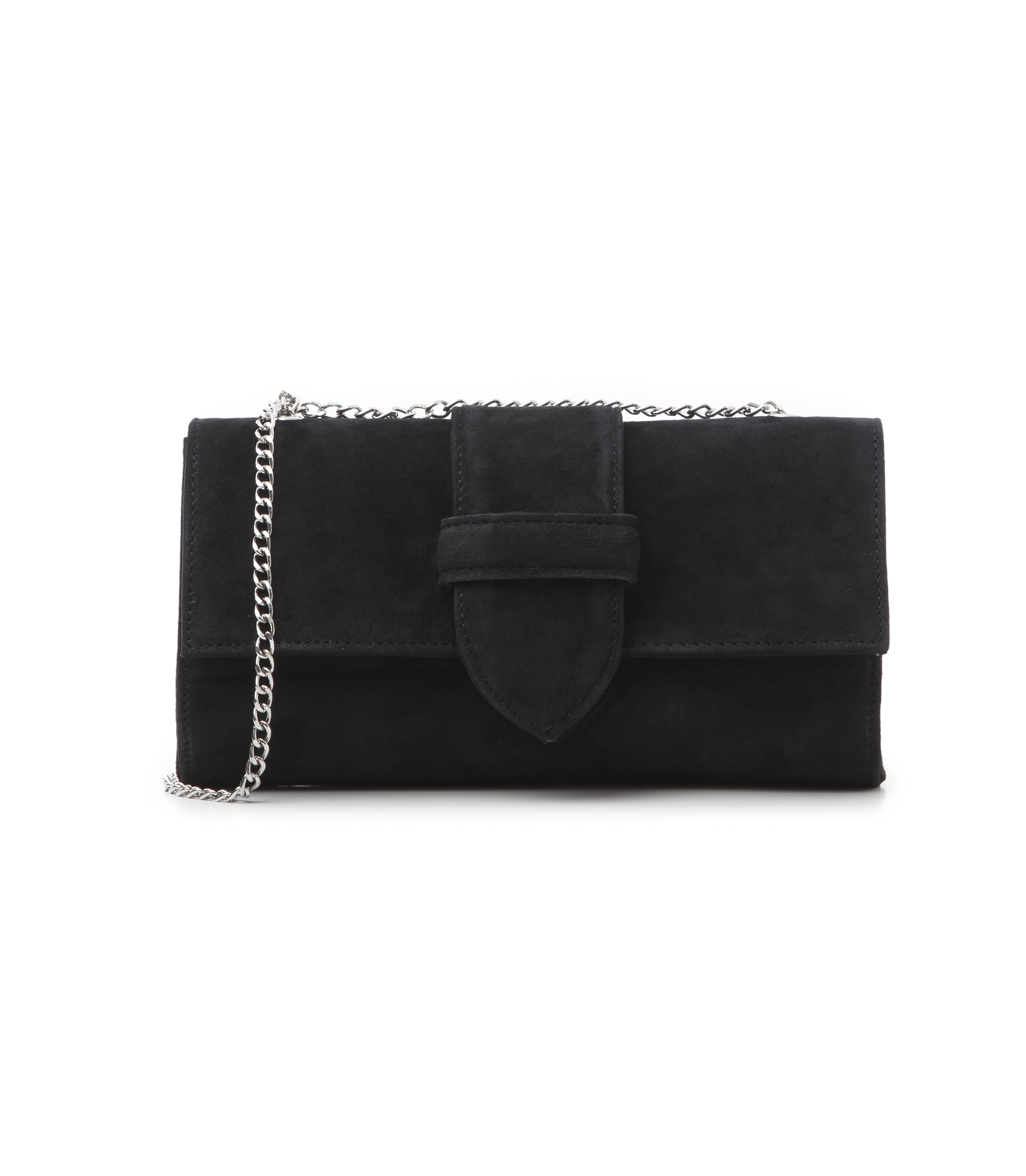 Fendi Camoscio Nera: Fendi pelle scamosciata