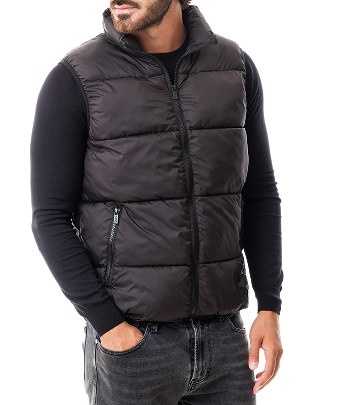 Piumino gilet nero 