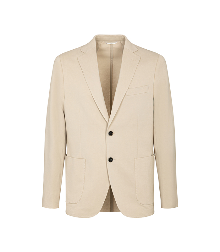 Giacca beige casual-chic
