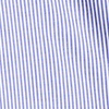Camicia bianca e blu da uomo in cotone,