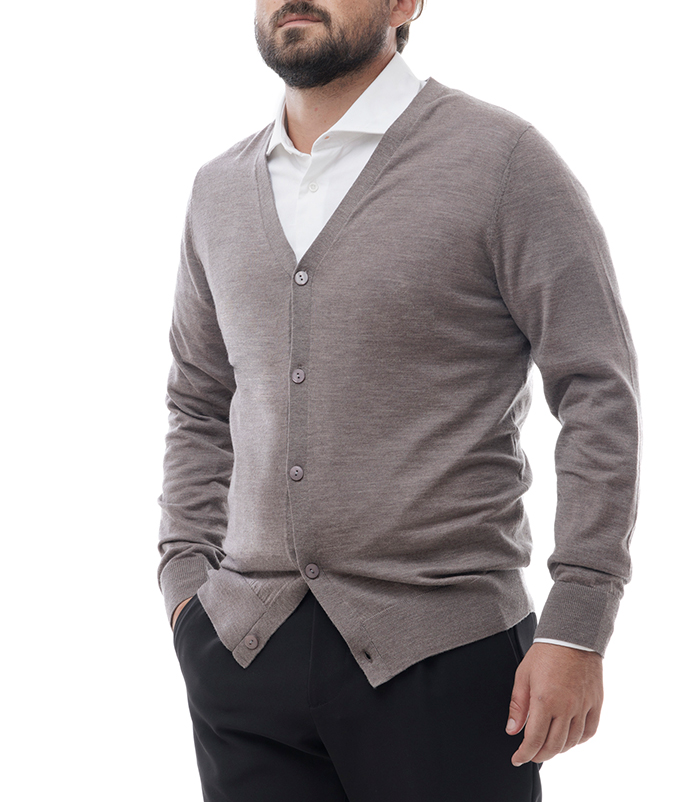 Cardigan taupe