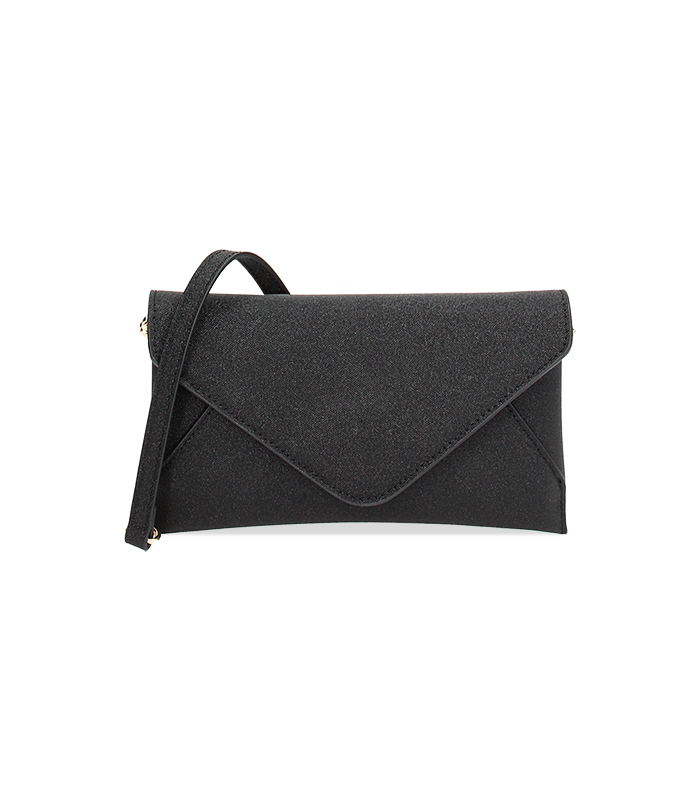 Pochette nera glitter