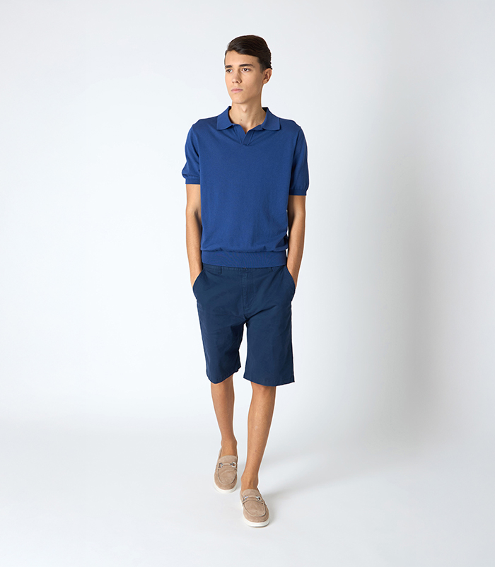 ABBIGLIAMENTO MAGLIERIA COTONE BLUE