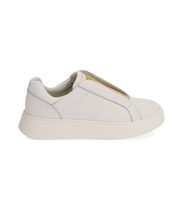 Sneakers bianco/oro 