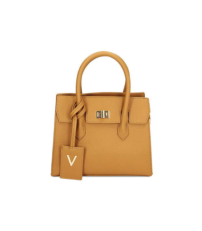 Mini-bag beige a mano