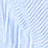 Camicia da uomo in lino blu-bianco