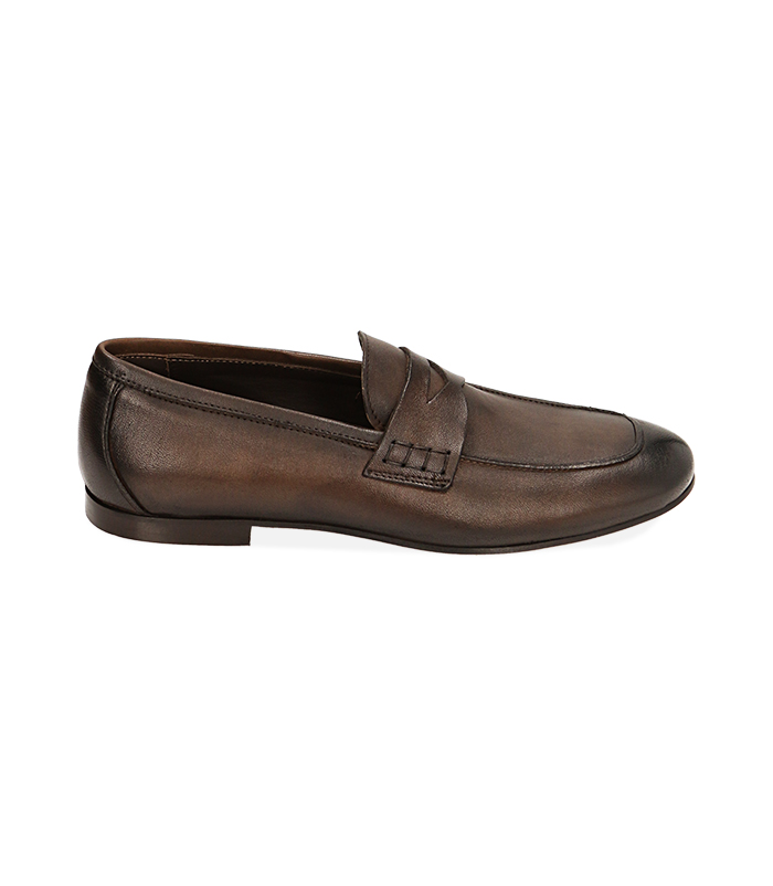 MAN SHOES MOCASSINS LEATHER MORO