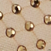 Slingback oro in rete, tacco 10,5 cm, 