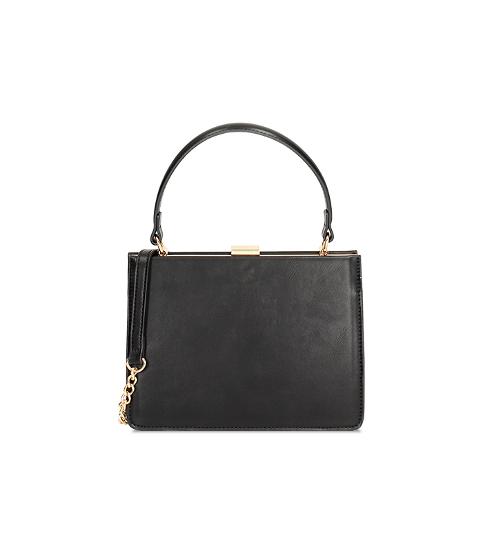 Mini bag donna nera con manico