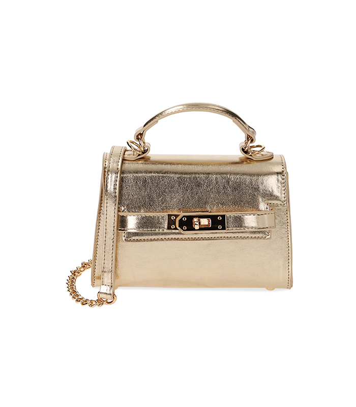 Mini bag oro laminato