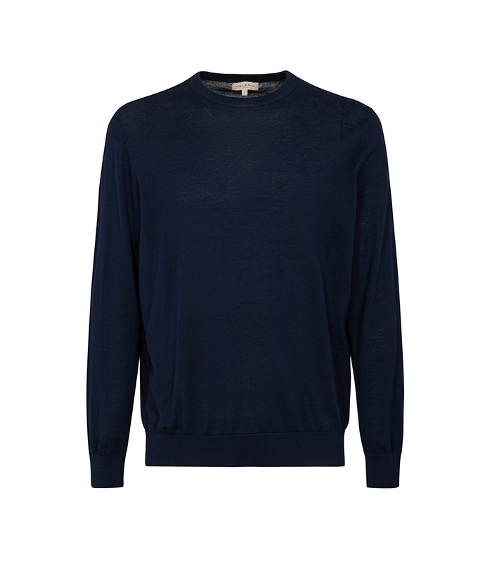 Maglia blu navy in cotone