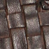 Mocassini testa di moro in pelle intrecciata, 