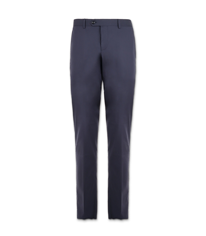 Pantalone da uomo di cotone blu