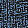 Portamonete blu in pelle con logo embossed, 